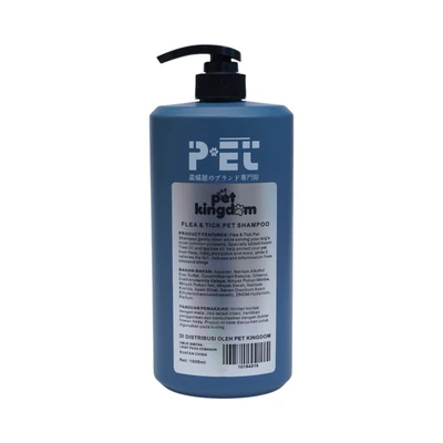 Gambar Pet Kingdom Sampo Anjing Flea & Tick 025 1 Liter