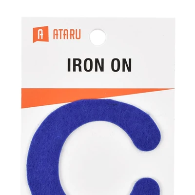 Gambar Ataru Patch Huruf C - Biru