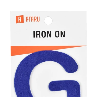 Gambar Ataru Patch Huruf G - Biru