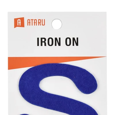 Gambar Ataru Patch Alphabet S - Biru