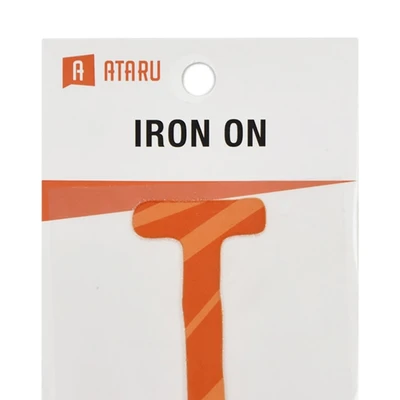 Gambar Ataru Patch Baju Huruf T - Oranye