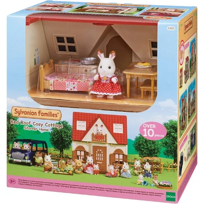 Gambar Sylvanian Families Set Red Roof Cosy Cottage Esfh53030