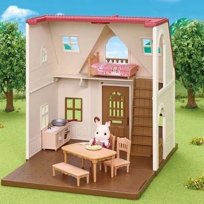 Gambar Sylvanian Families Set Red Roof Cosy Cottage Esfh53030