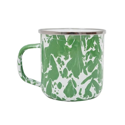 Gambar Kichero Mug Enamel Doreng 400 ml - Hijau