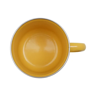 Gambar Kichero Mug Enamel 400 ml - Kuning