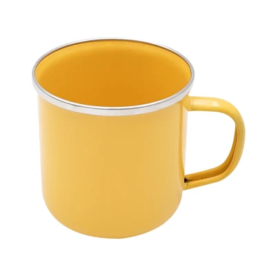 Gambar Kichero Mug Enamel 400 ml - Kuning