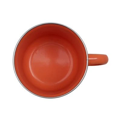 Gambar Kichero Mug Enamel 400 ml - Oranye