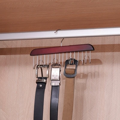 Gambar Stora Hanger Belt Kayu 27 cm - Cokelat