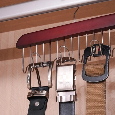 Gambar Stora Hanger Belt Kayu 27 cm - Cokelat