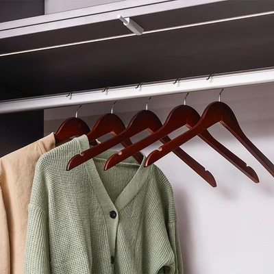 Gambar Stora Hanger Baju Kayu 44.5 cm Set 5 pcs - Cokelat