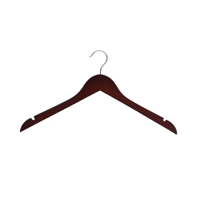 Gambar Stora Hanger Baju Kayu 44.5 cm Set 5 pcs - Cokelat