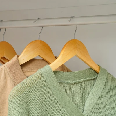 Gambar Stora Hanger Baju Kayu 44.5 cm Set 5 pcs