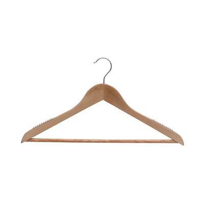 Gambar Stora Hanger Baju Kayu N8 Notches 44.5 cm Set 5 pcs