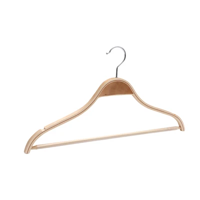 Gambar Stora Hanger Baju Kayu Natural 45 cm Set 5 pcs