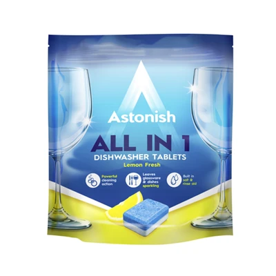 Gambar Astonish Set 42 Pcs All In 1 Tablet Dishwasher - Lemon