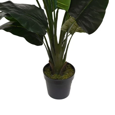 Gambar Informa Tanaman Artifisial Strelitzia Dengan Pot 80x80x135 cm - Hijau