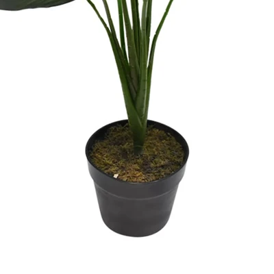 Gambar Informa Tanaman Artifisial Spathe Dengan Pot 60x60x70 cm - Hijau