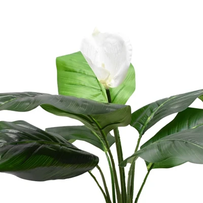 Gambar Informa Tanaman Artifisial Spathe Dengan Pot 60x60x70 cm - Hijau