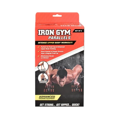 Gambar Iron Gym Alat Push Up Parallels - Hitam