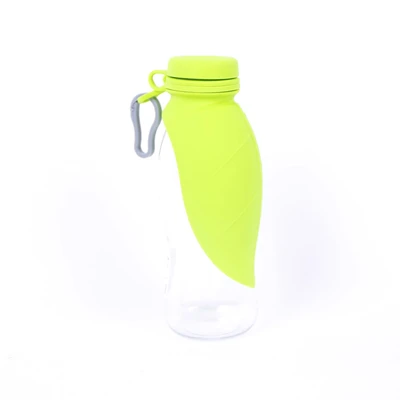 Gambar Pet Kingdom 8.5x20 cm Botol Minum Feeder Hewan Leaf - Hijau