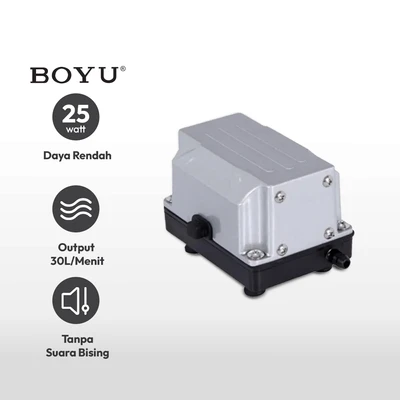 Gambar Boyu Pompa Udara Akuarium Es-3 - Silver