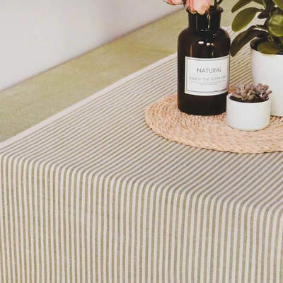Gambar Informa Taplak Meja Polyester Yarn Dyed 140x200 cm - Hijau