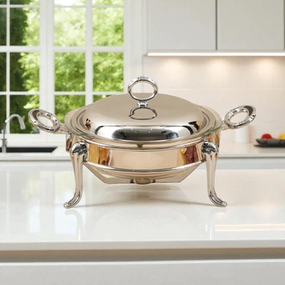 Gambar Appetite Penghangat Makanan Round Chinese 2 Liter - Silver