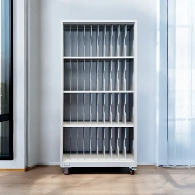 Gambar Krisbow Lemari Arsip Kantor Metal Dengan Divider 31.2x92x176 cm