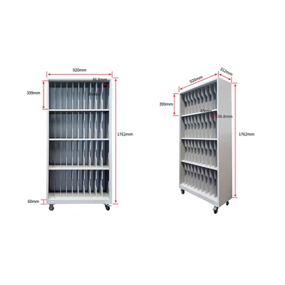 Gambar Krisbow Lemari Arsip Kantor Metal Dengan Divider 31.2x92x176 cm