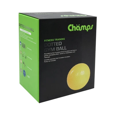 Gambar Champs Bola Fitness Massage 65cm - Kuning