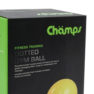 Gambar Champs Bola Fitness Massage 65cm - Kuning