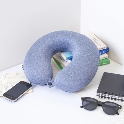 Gambar Otto Klasse Relas Bantal Leher Memory Foam - Biru Navy