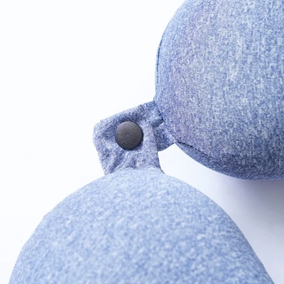 Gambar Otto Klasse Relas Bantal Leher Memory Foam - Biru Navy