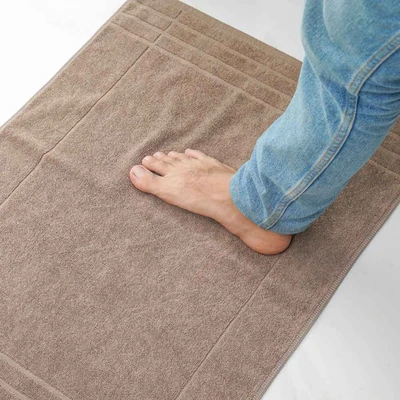 Gambar Informa Keset Kamar Mandi Katun Tarve 50x70 cm - Cokelat