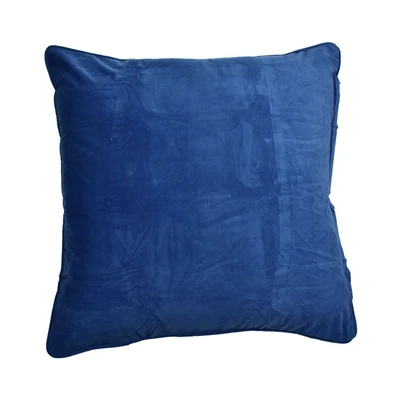 Gambar Informa Sarung Bantal Sofa Polyester Velvet 45x45 cm - Biru Poseidon