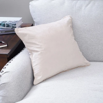 Gambar Informa Sarung Bantal Sofa Polyester Velvet 45x45 cm - Abu-Abu Smokey