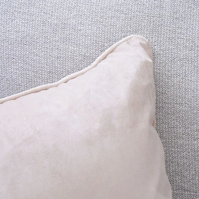 Gambar Informa Sarung Bantal Sofa Polyester Velvet 45x45 cm - Abu-Abu Smokey