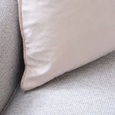 Gambar Informa Sarung Bantal Sofa Polyester Velvet 45x45 cm - Abu-Abu Smokey