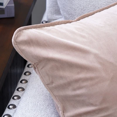 Gambar Informa Sarung Bantal Sofa Polyester Velvet 45x45 cm - Cokelat Portabella