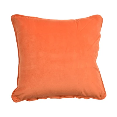 Gambar Informa Sarung Bantal Sofa Polyester Velvet 45x45 cm - Merah Oranye