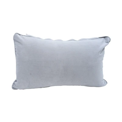 Gambar Informa Sarung Bantal Sofa Polyester Velvet 30x50 cm - Silver Sconce
