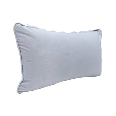 Gambar Informa Sarung Bantal Sofa Polyester Velvet 30x50 cm - Silver Sconce