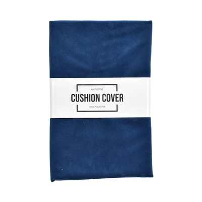 Gambar Informa Sarung Bantal Sofa Polyester Velvet 30x50 cm - Biru Poseidon