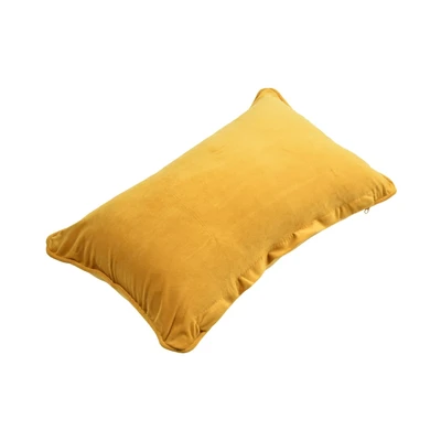 Gambar Informa Sarung Bantal Sofa Polyester Velvet 30x50 cm - Oranye Sunflower
