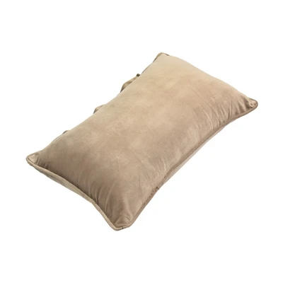 Gambar Informa Sarung Bantal Sofa Polyester Velvet 30x50 cm - Cokelat Portabella