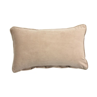 Gambar Informa Sarung Bantal Sofa Polyester Velvet 30x50 cm - Cokelat Portabella
