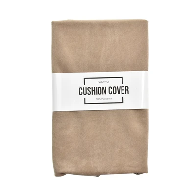 Gambar Informa Sarung Bantal Sofa Polyester Velvet 30x50 cm - Cokelat Portabella