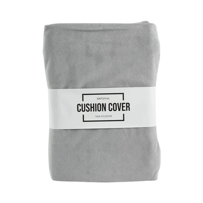Gambar Informa Sarung Bantal Sofa Polyester Velvet 70x70 cm - Silver Sconce
