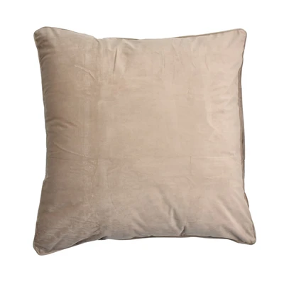 Gambar Informa Sarung Bantal Sofa Polyester Velvet 70x70 cm - Cokelat Portabella