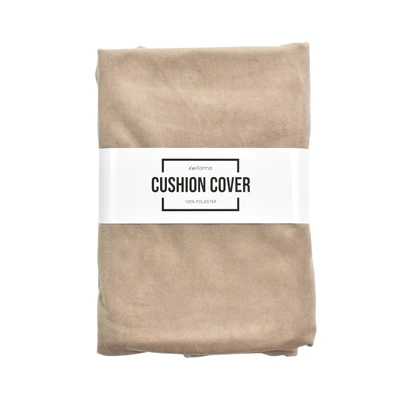 Gambar Informa Sarung Bantal Sofa Polyester Velvet 70x70 cm - Cokelat Portabella